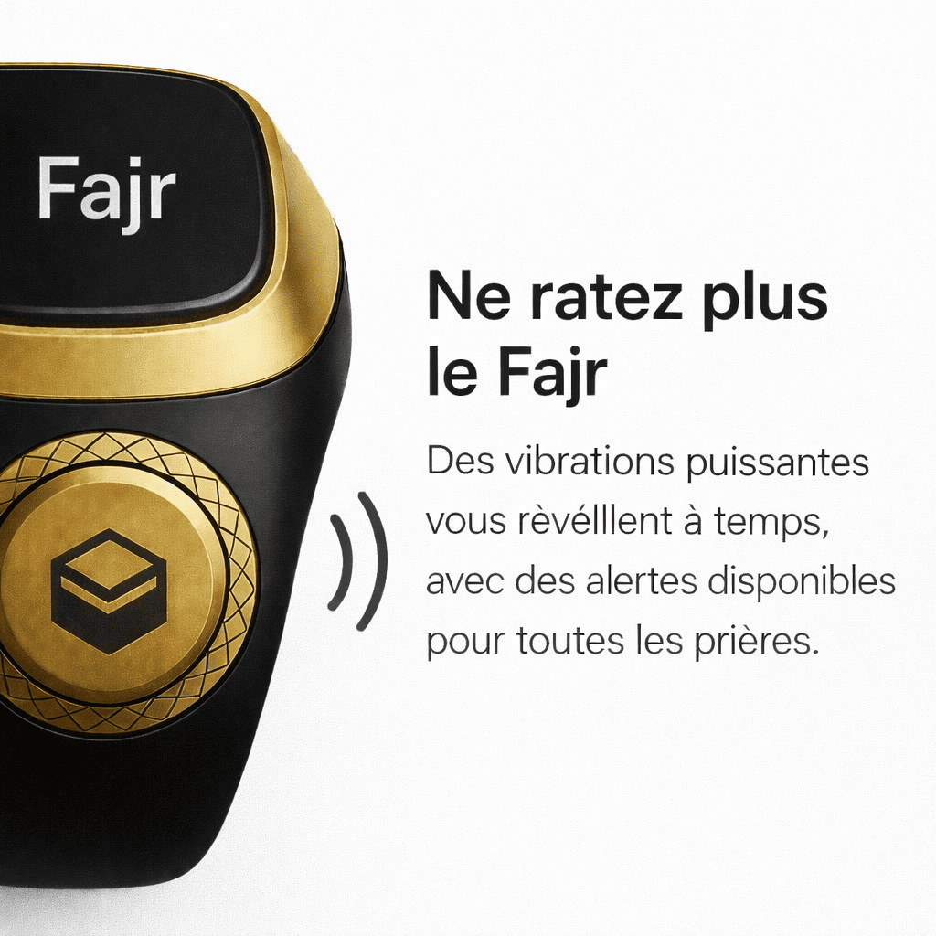 Zikr Ring – Rappel de prière & dhikr connecté - MeMuslim