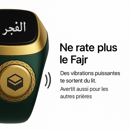 Zikr Ring – Tasbih connecté & rappel de prière - MeMuslim