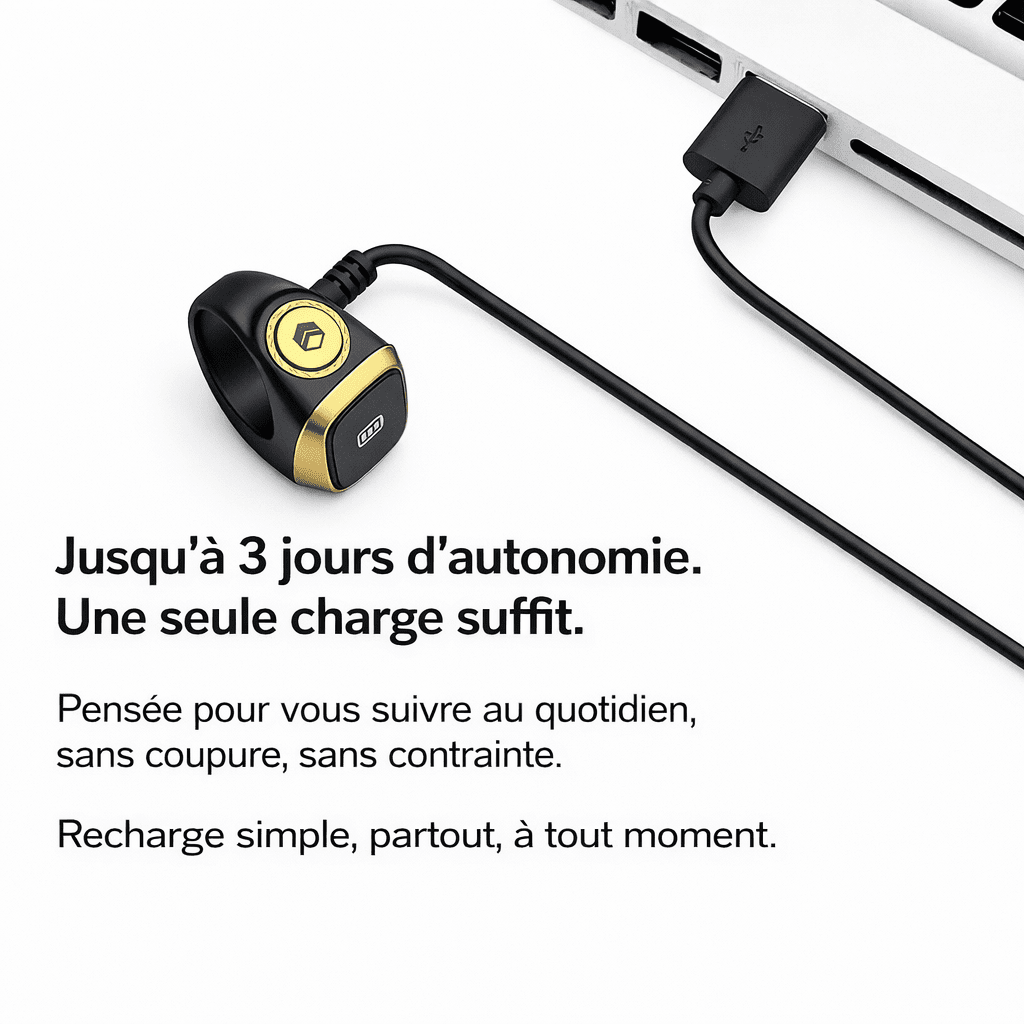 Zikr Ring – Rappel de prière & dhikr connecté - MeMuslim