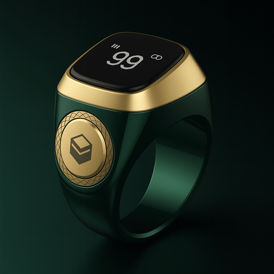 Dhikr Ring – Bague connectée avec appel à la prière & direction Qibla - MeMuslim