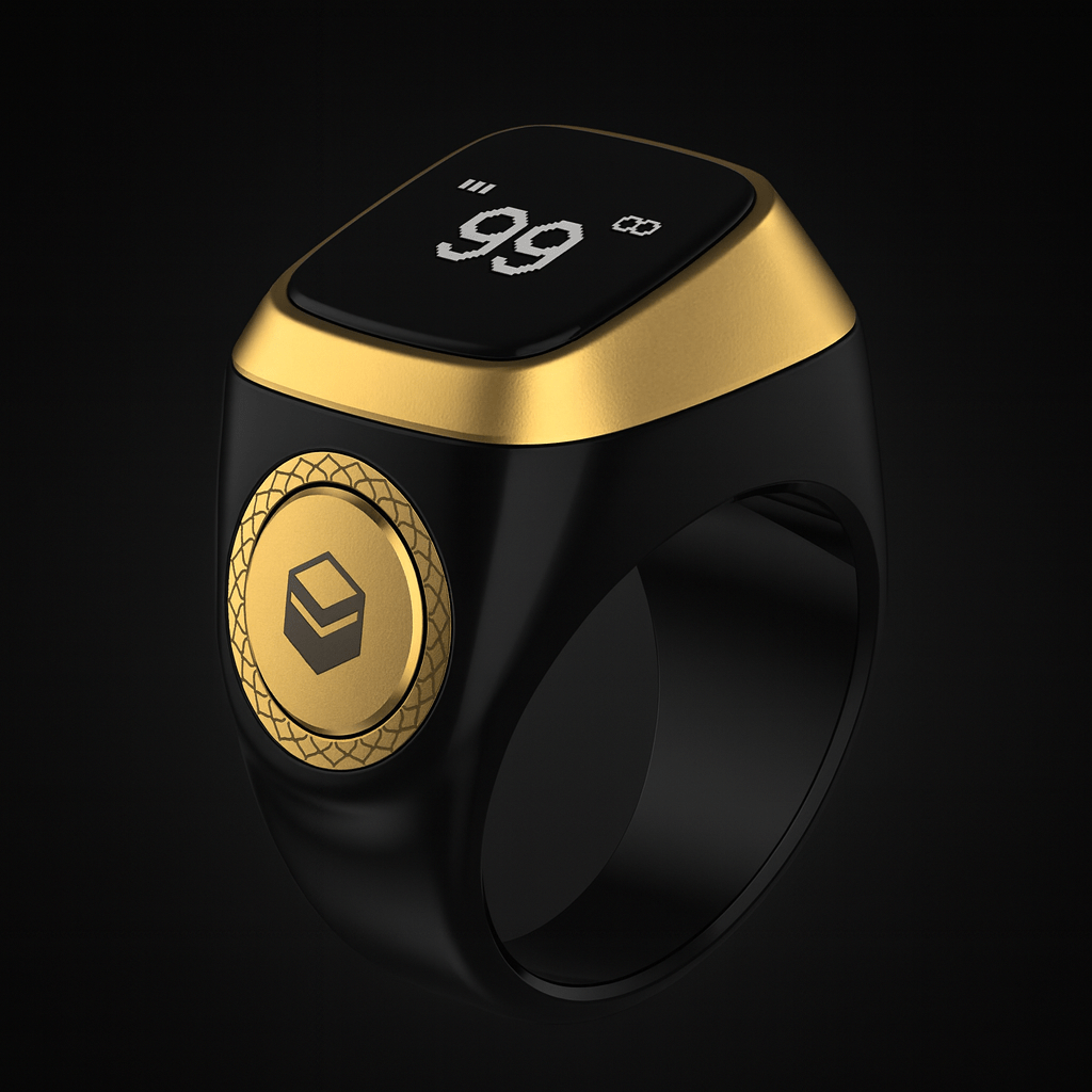 Dhikr Ring – Bague connectée avec appel à la prière & direction Qibla - MeMuslim