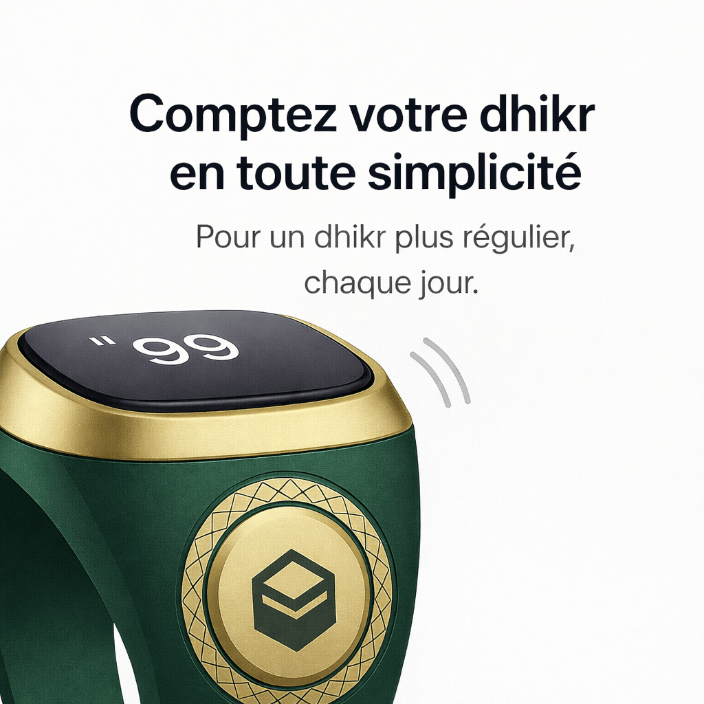 Zikr Ring – Rappel de prière & dhikr connecté - MeMuslim