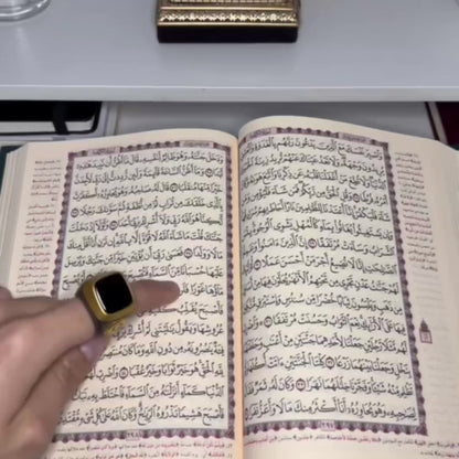 Zikr Ring – Rappel de prière & dhikr connecté