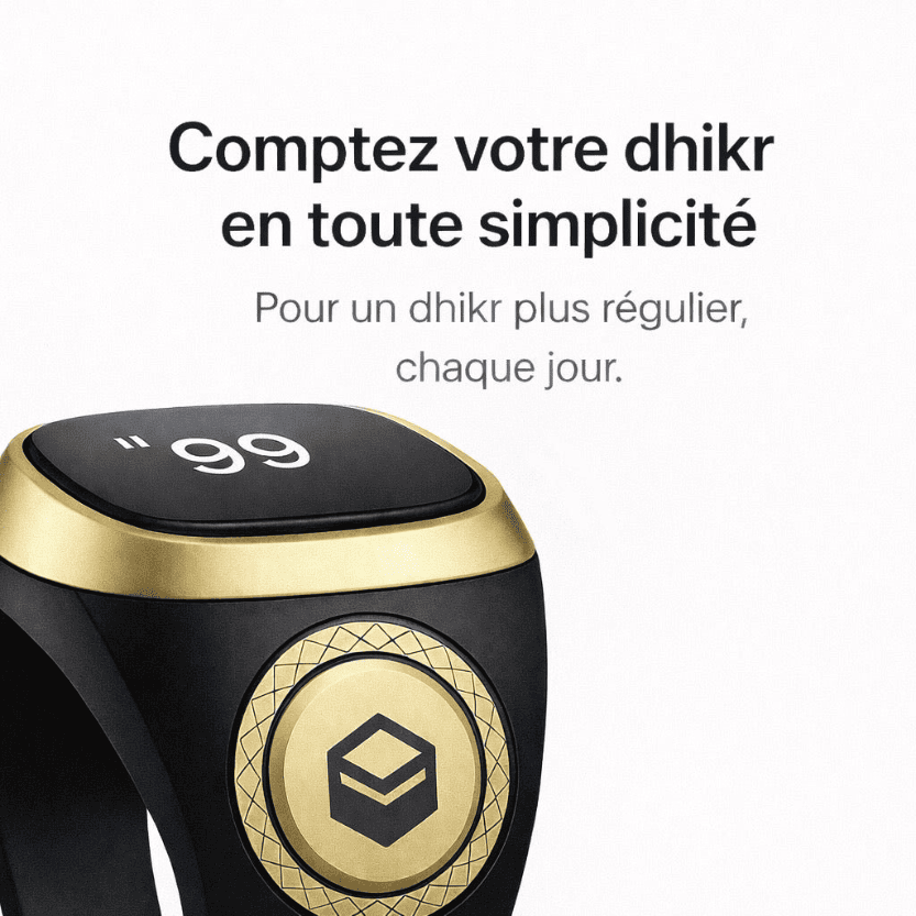 Bague MeMuslim – Pour rester constant dans le Dhikr et la Prière - MeMuslim